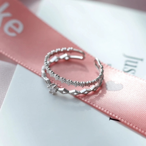 🔥LAST 1🔥NEW DOUBLE LAYER RING - Picture 5 of 9